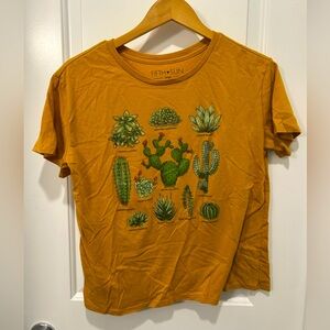 Succulent T Shirt Sz L